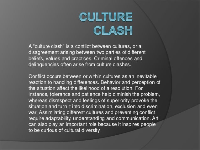 cultural clash movie culture clash examples